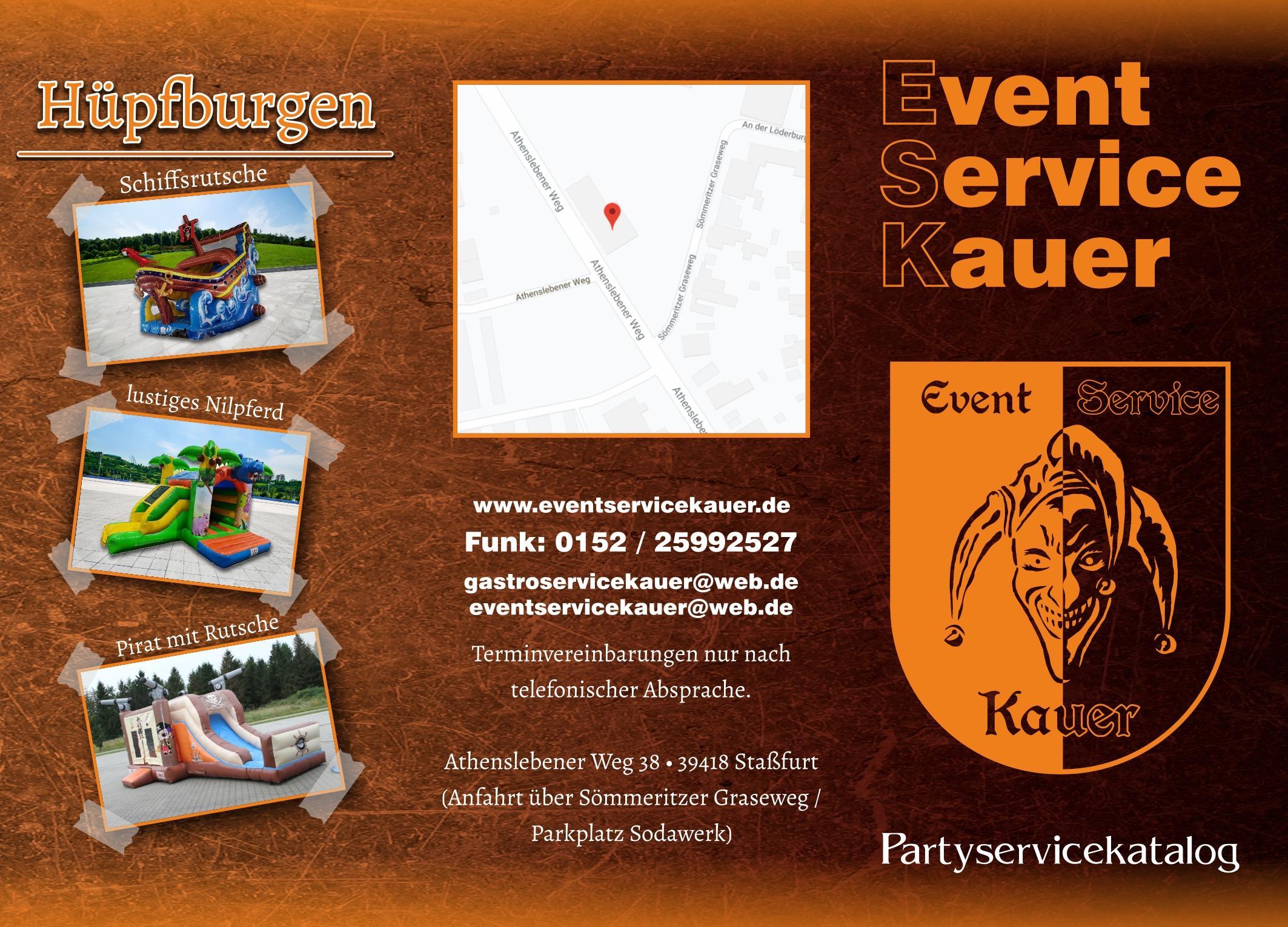 Flyer Event Service Kauer